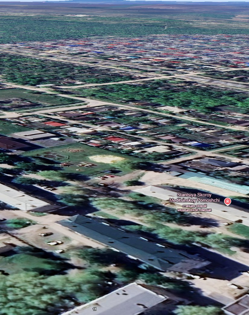 GPS Coordinates Pointing Directly at Oil Refinery