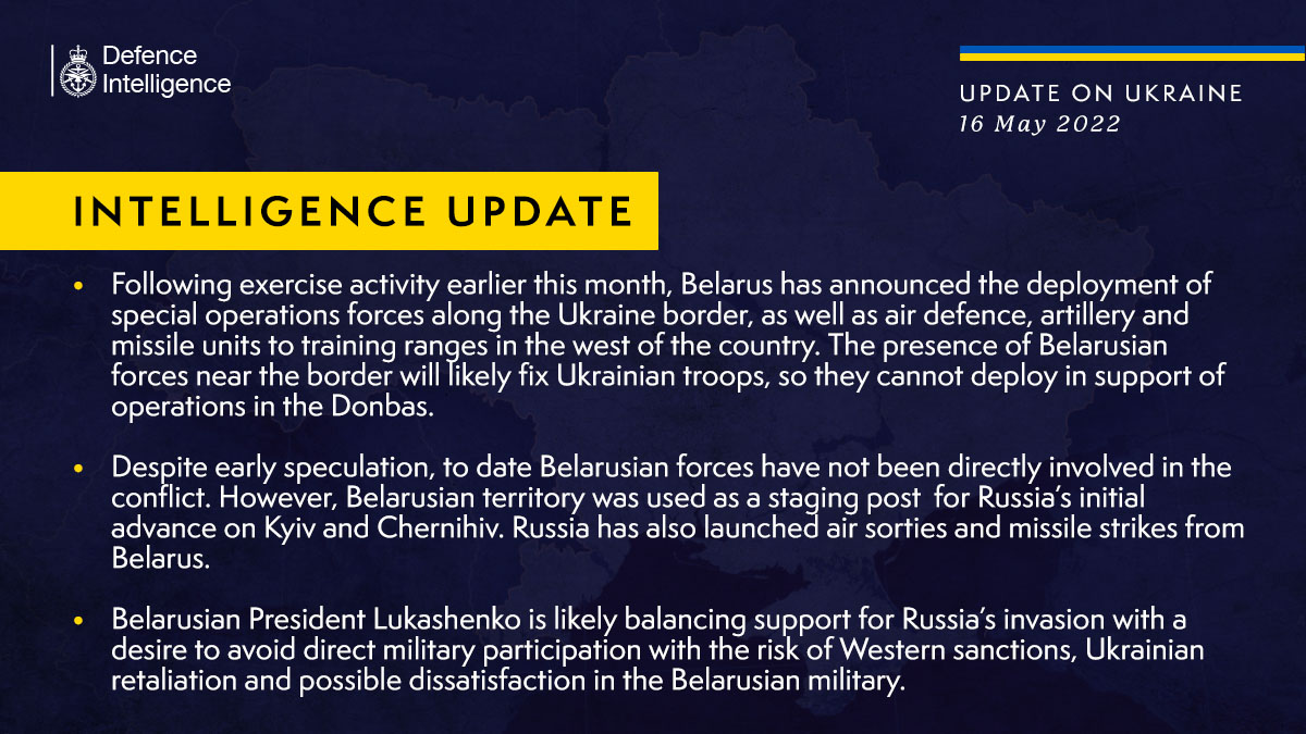 Belarus troops deter Ukraine in Donbas, Lukashenko avoids war