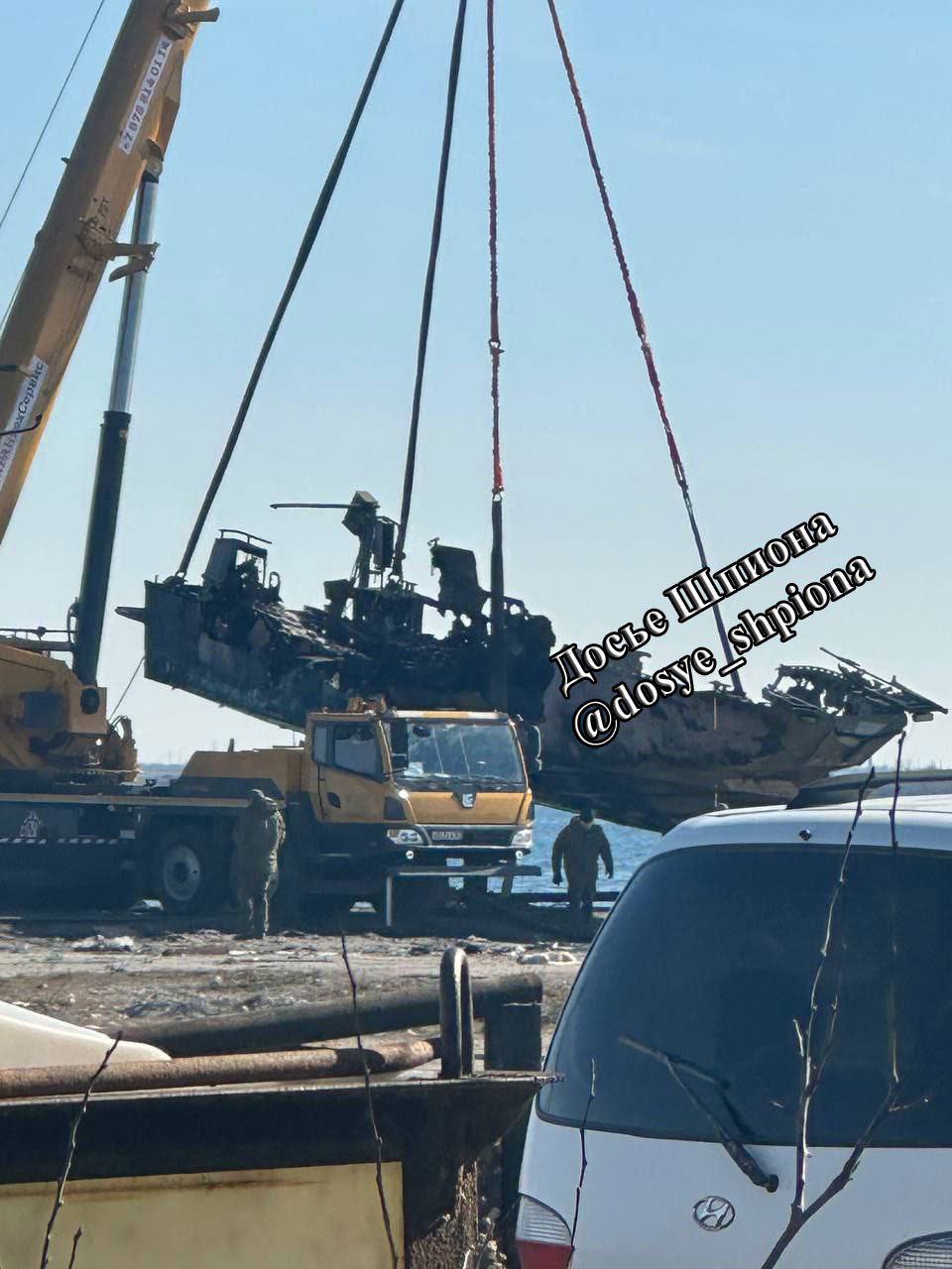 The Russian Raptor-class patrol boat destroyed by kamikaze drones in Crimea