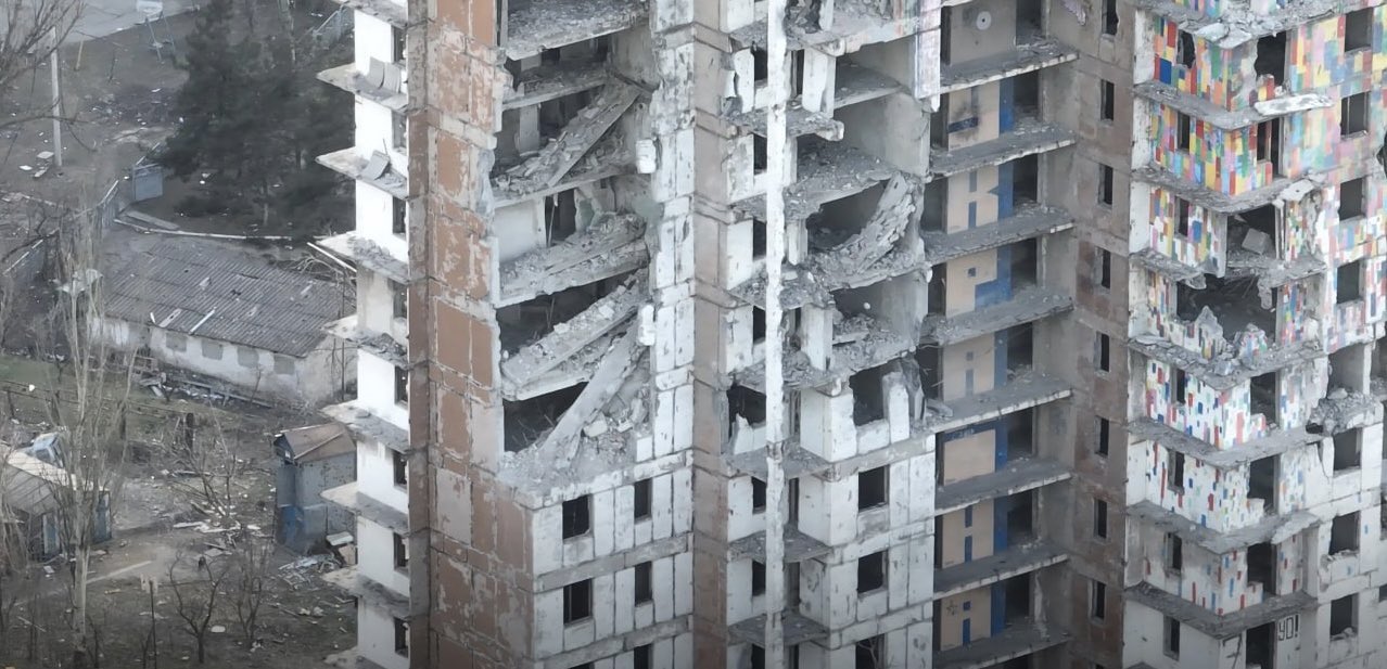 Destruction of Mariupol geolocated by JoshuaKoontz
