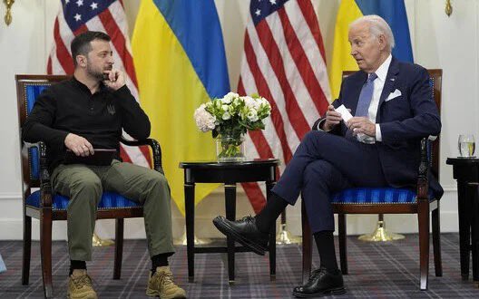 Zelensky shared a very frank assessment of the front with Biden