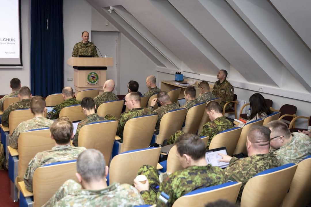 Representative of Ukrainian Armed Forces in ‘Media Communications’ training