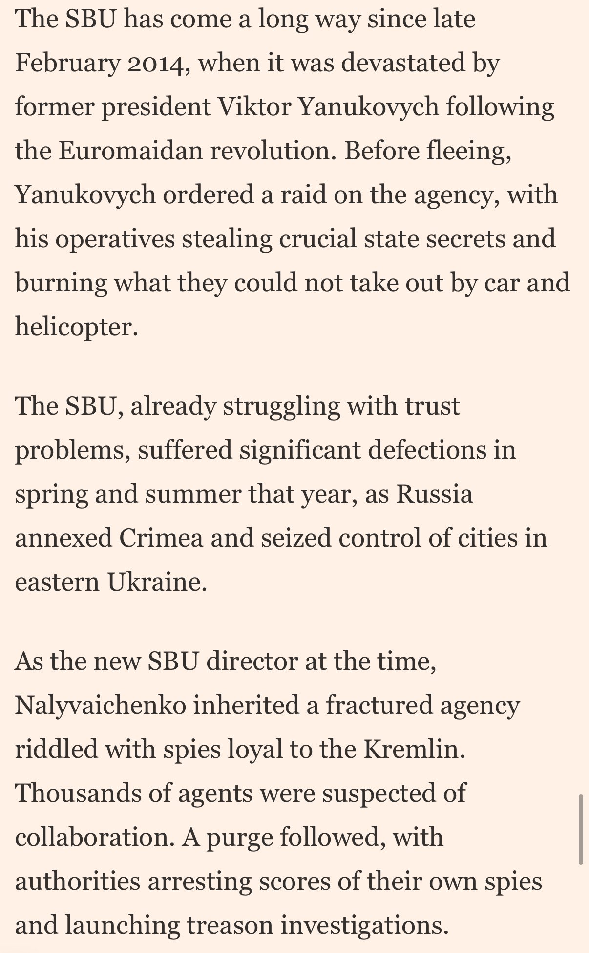 SBU’s Post-2014 Purge of Russian Spies: A Crucial Moment
