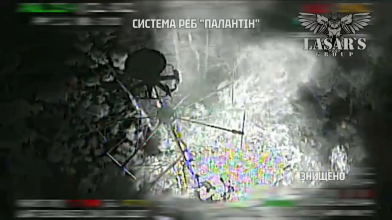 Ukrainian Drone Destroys Russian Palantin Electronic Warfare System