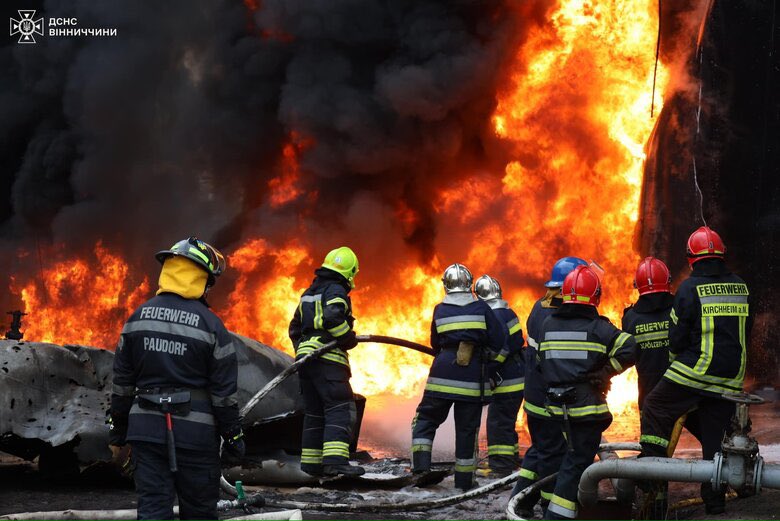Drone attack consequences on critical infrastructure in Vinnytsia region