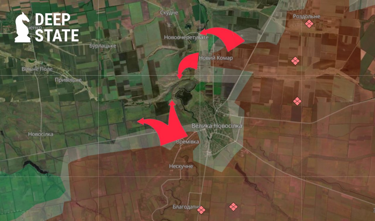 Occupants attempt to encircle Velyka Novosilka, – DeepState