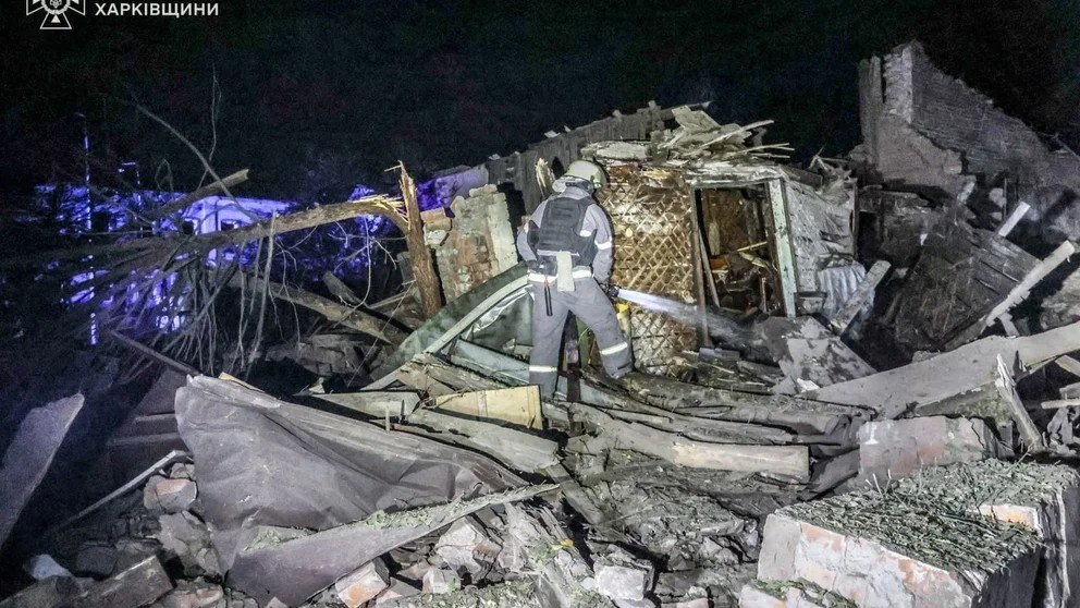 13 injured in Kharkiv attack with infrastructure damage