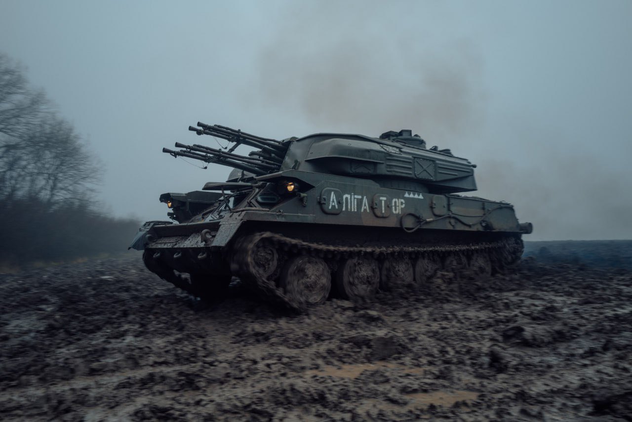 ZSU-23-4M1-A1 upgraded by Come Back Alive in Ukrainian service