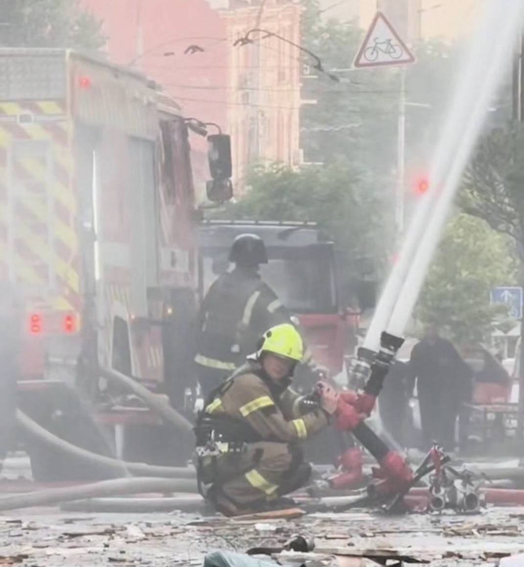 Terrorist state strikes civilians in Kyiv tonight