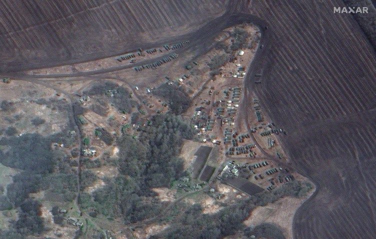 Russian reinforcements near eastern Ukraine border at Dubrovka and Biriuch