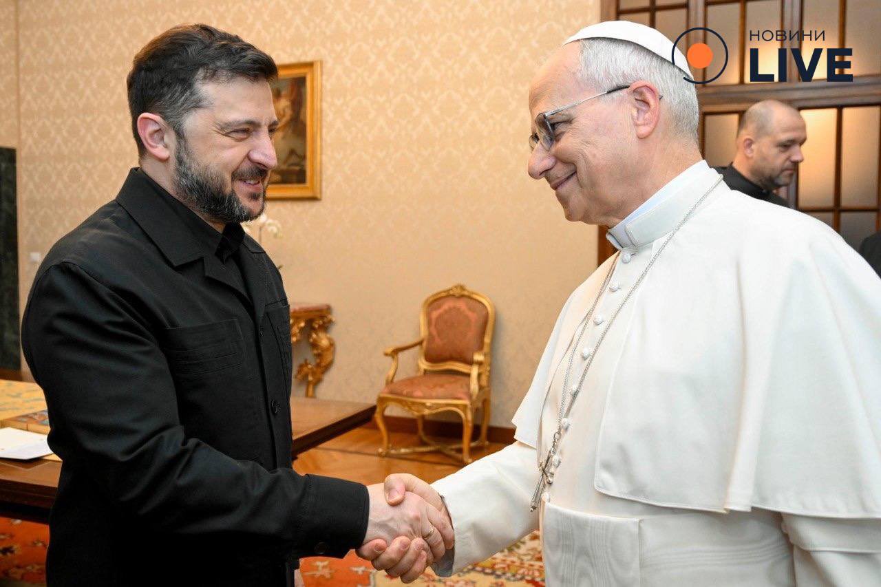 More photos from Zelenskyy’s visit to Pope Leo XIV