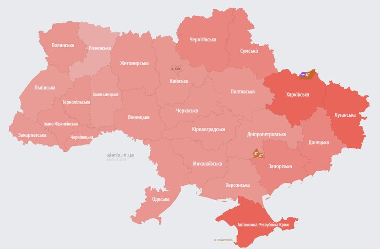 Air raid siren announced across Ukraine