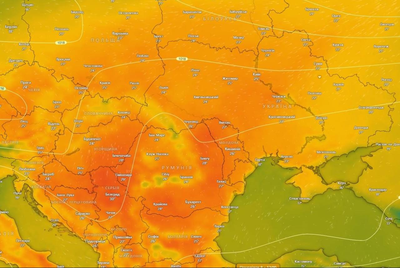 Kyiv Weather: Dust Storms, Heat, and Thunderstorms
