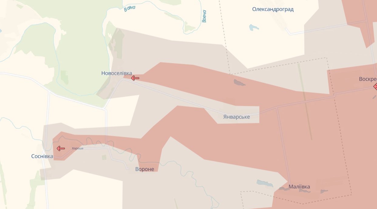 Rashists advanced in Dnipropetrovsk region, reports DeepState