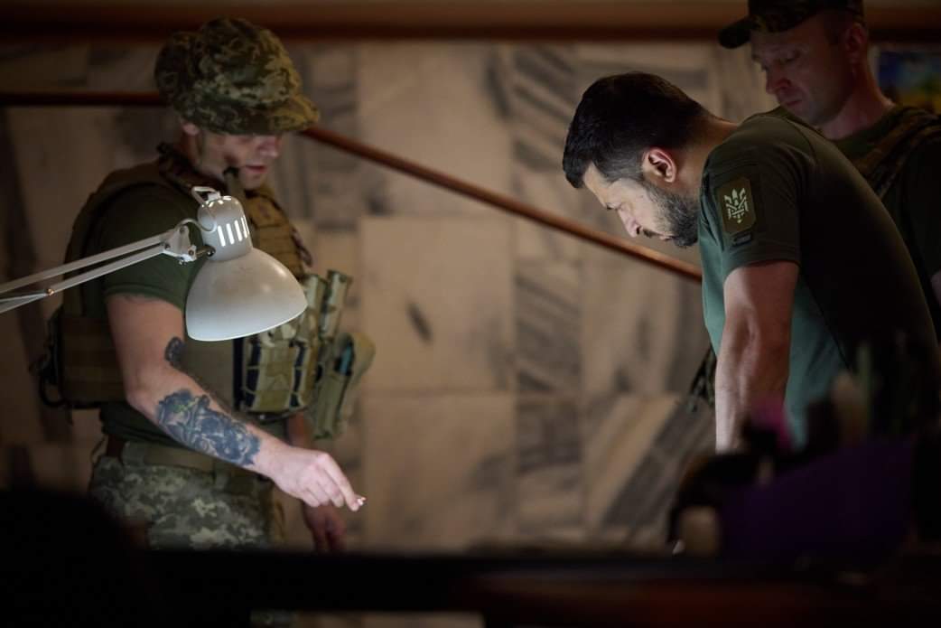 Zelensky visits frontline positions in Dnipropetrovsk region