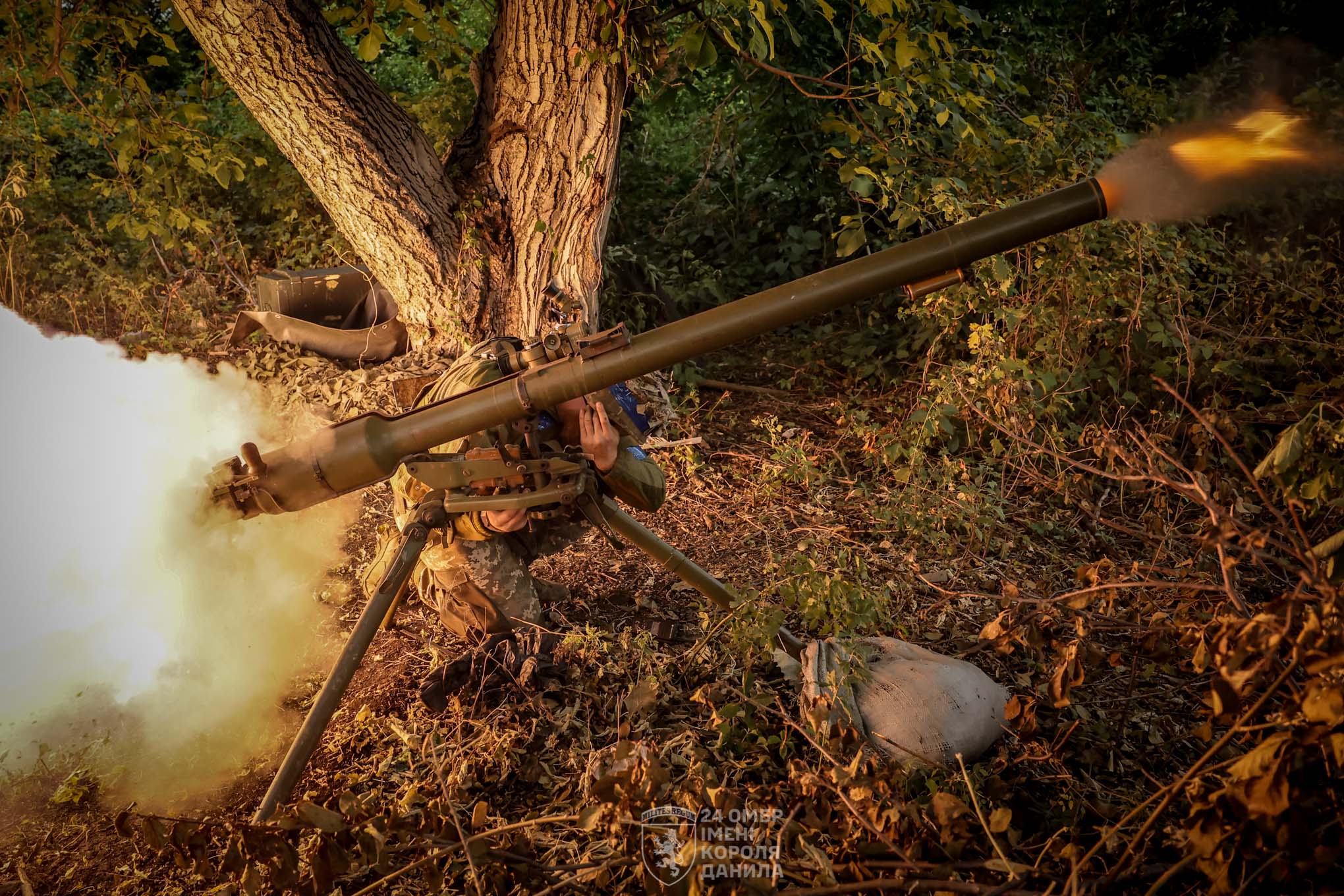 SPG-9 Spear anti-tank grenade launcher in service with 24th Mechanized Brigade