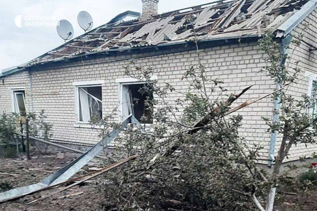 628 Russian strikes hit Zaporizhzhia region