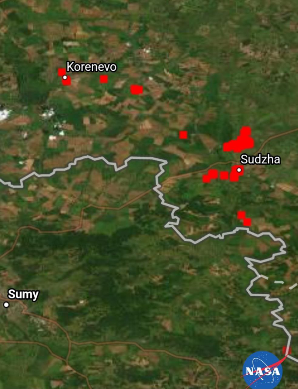 NASA data shows Ukrainian forces expanded in Russia’s Kursk region