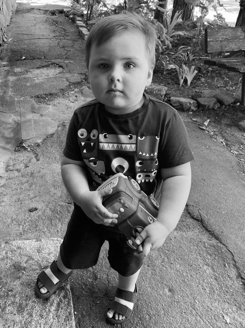 Photo of 3.9-year-old Tymofiy killed by Russian missile in Kryvyi Rih