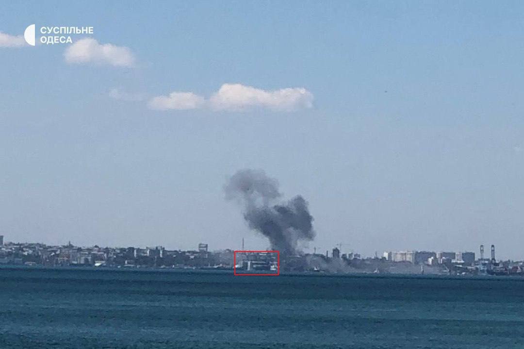 Geolocation of Russian strikes on Odessa targets