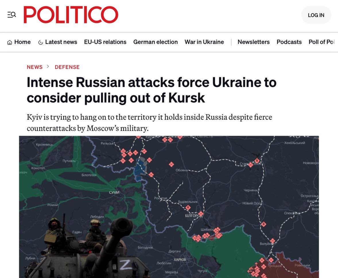 Ukraine weighs withdrawal from Kursk region
