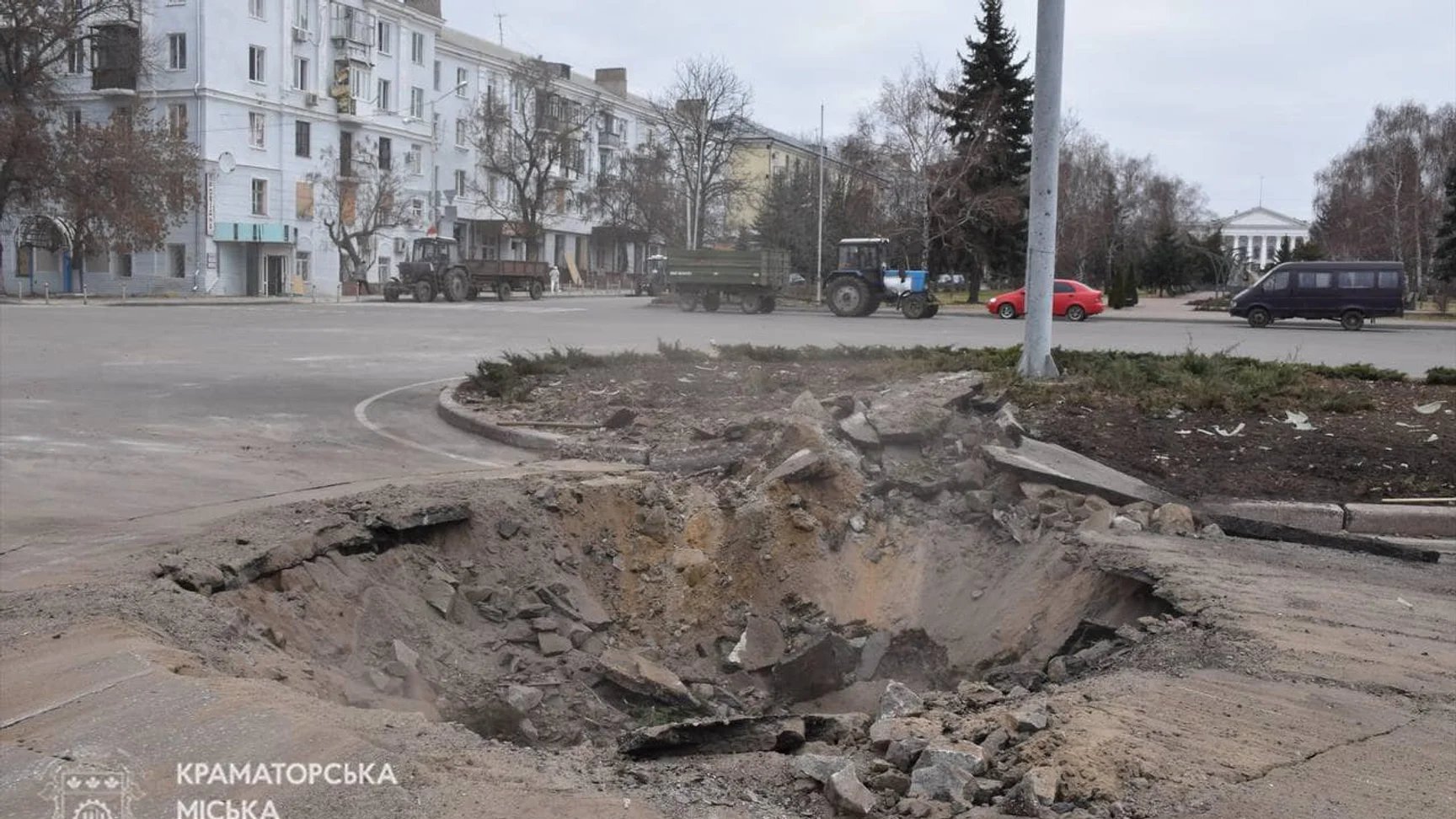 Russian attack on Kramatorsk injures 13, including children