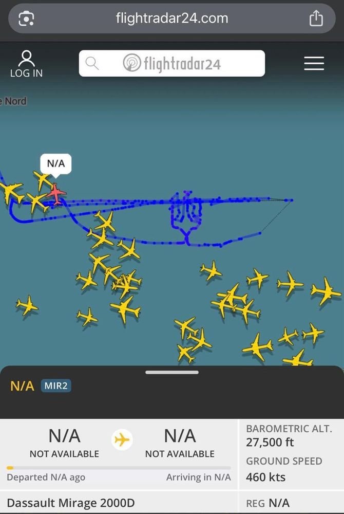 French Mirage 2000 jets over Black Sea in Ukrainian trident