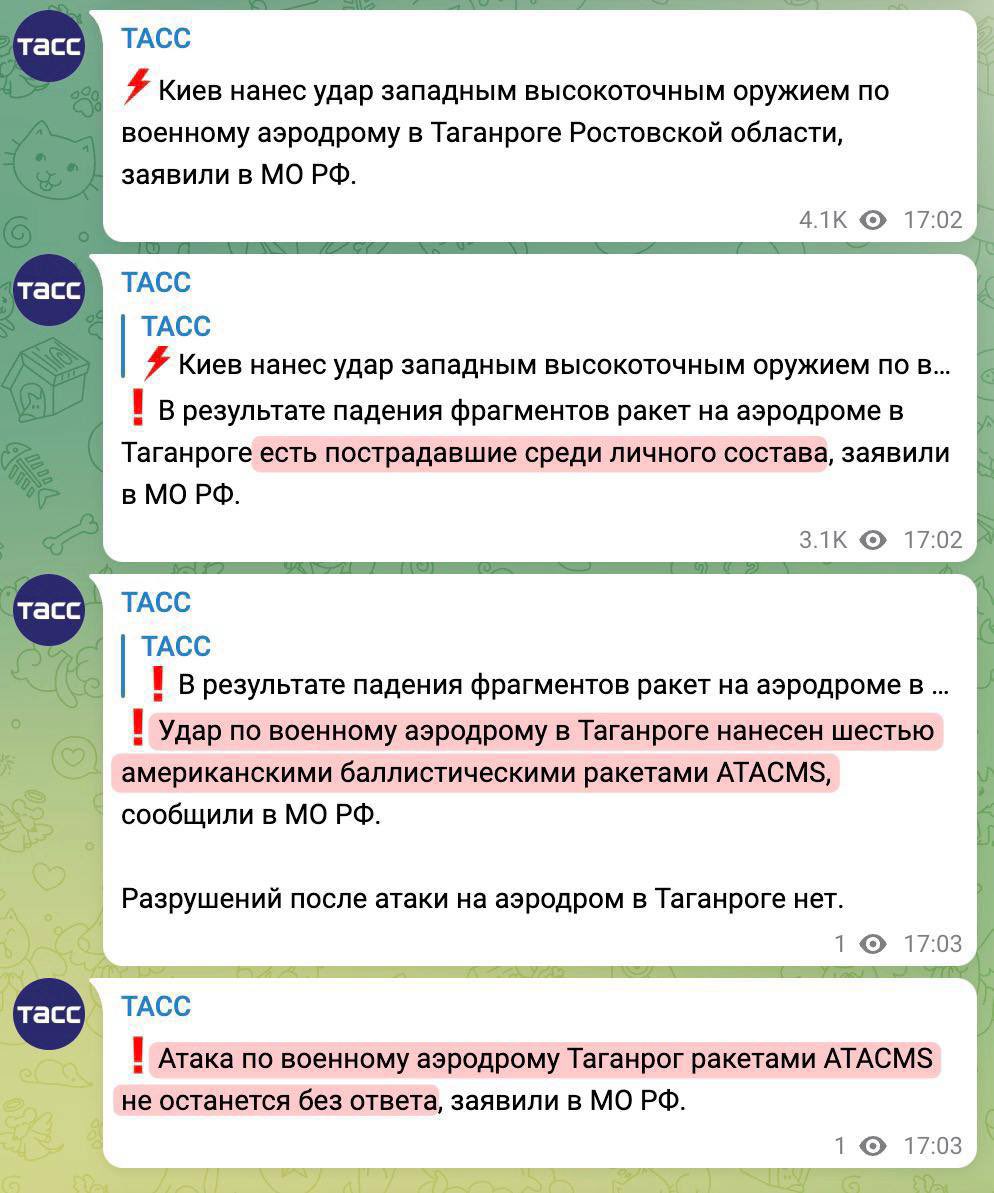 Russian Defense threatens new strike on Ukraine