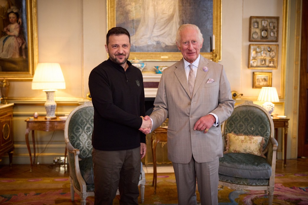 Zelensky met with King Charles III of Great Britain