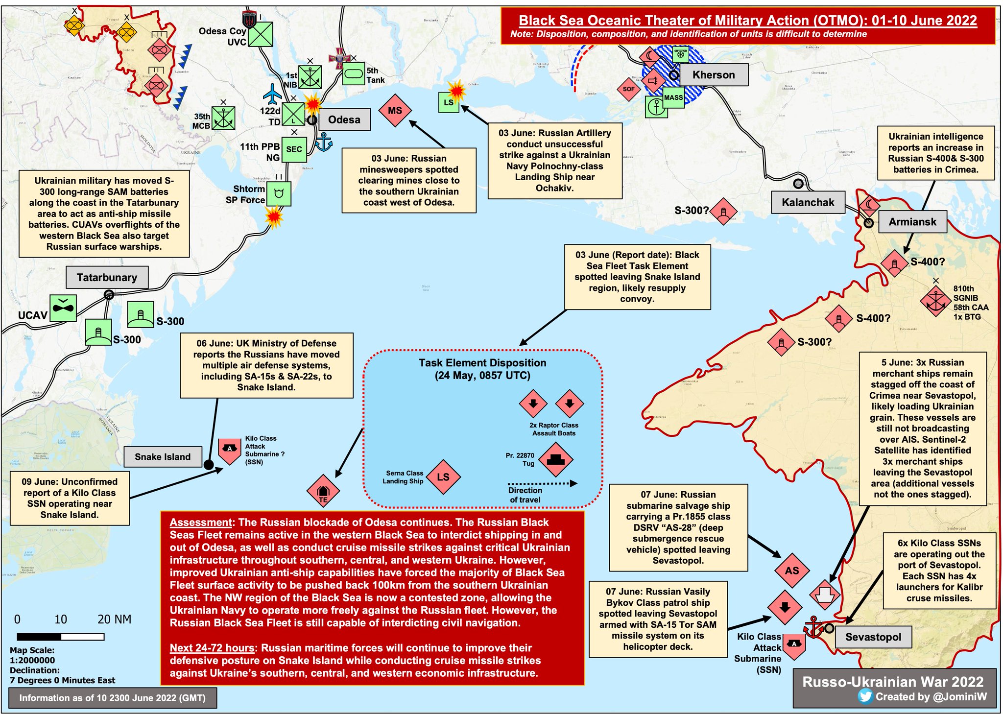 Black Sea: Ukrainian anti-ship gains push Russian fleet back, NW region contested.