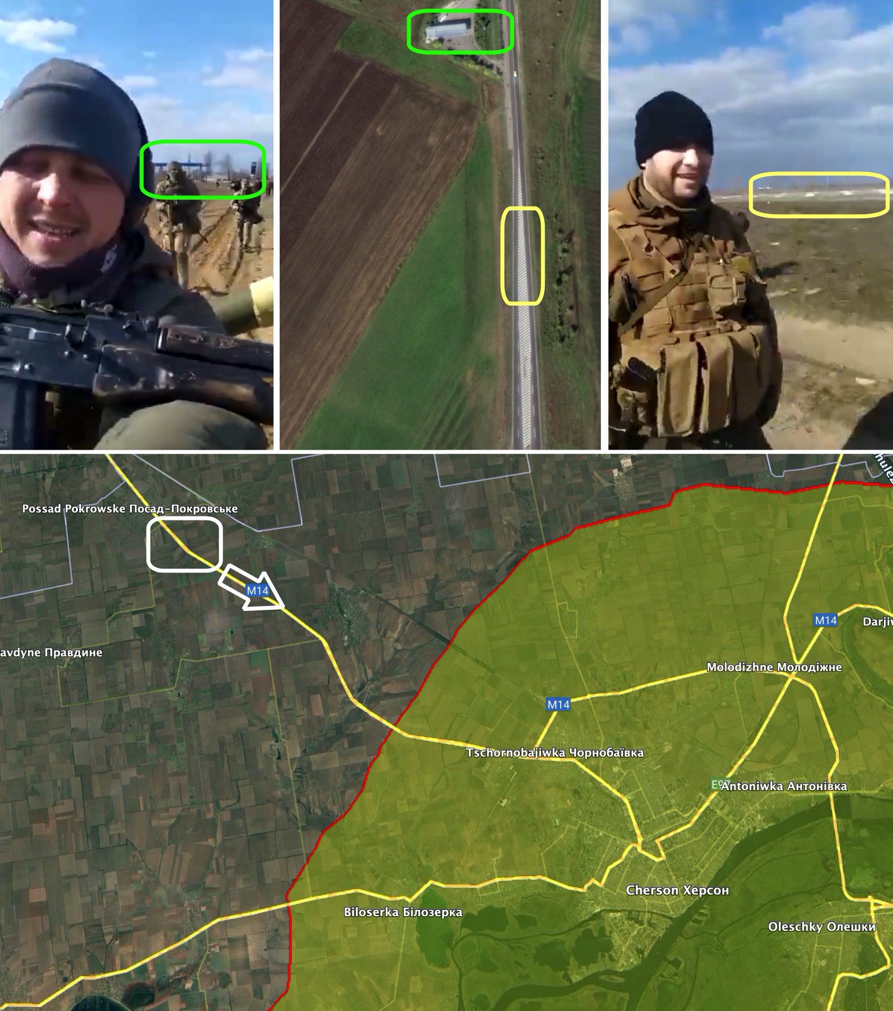 Hundreds of Ukrainian soldiers liberated villages north of Kherson