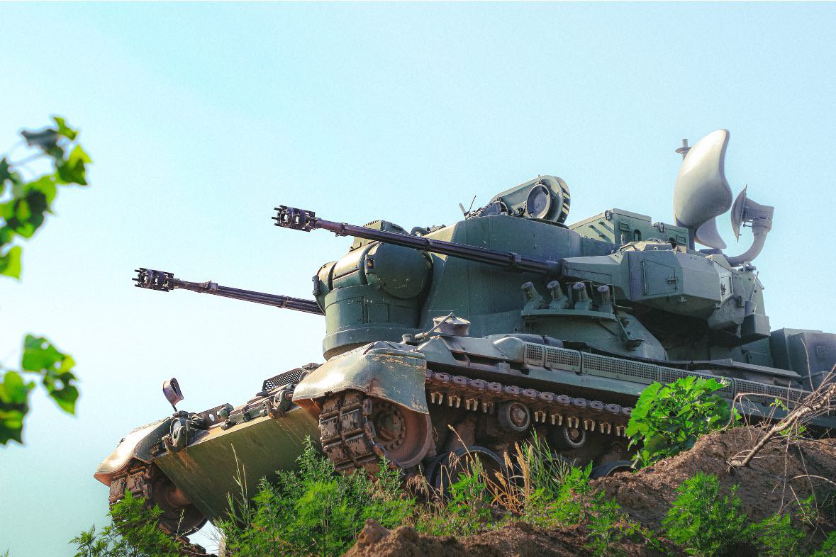 Gepard SPAAG protects airspace in Ukraine