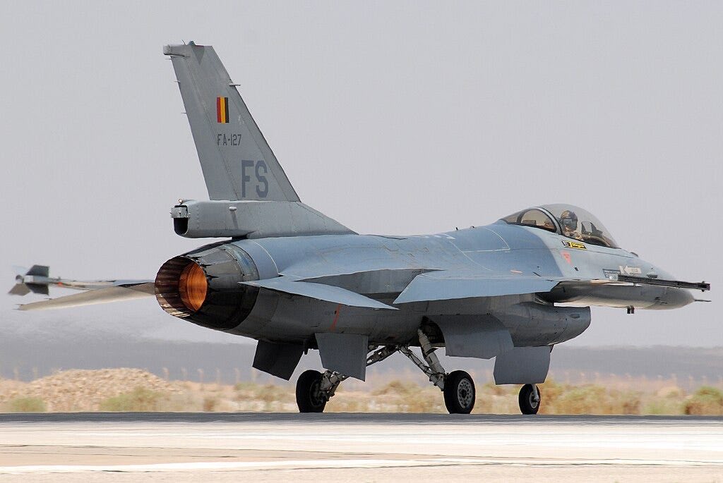 Each promised F-16 will be delivered, training underway