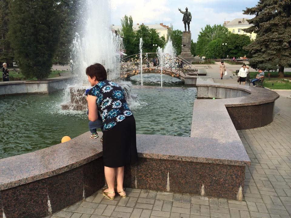 Bakhmut city center, May 2014: The war was just beginning.
