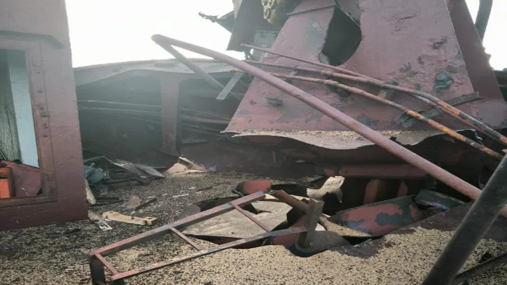 Russian missile hits civilian cargo in Black Sea