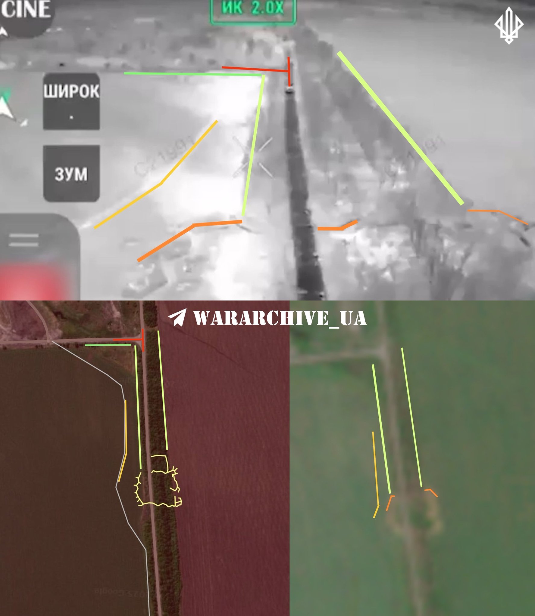 Russian BTR halted by drone in Ukraine