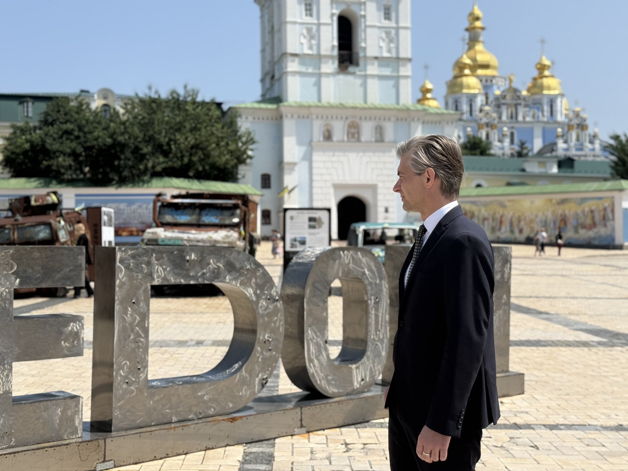 Budrys in Ukraine: meetings in Kyiv and Russian attacks on civilians