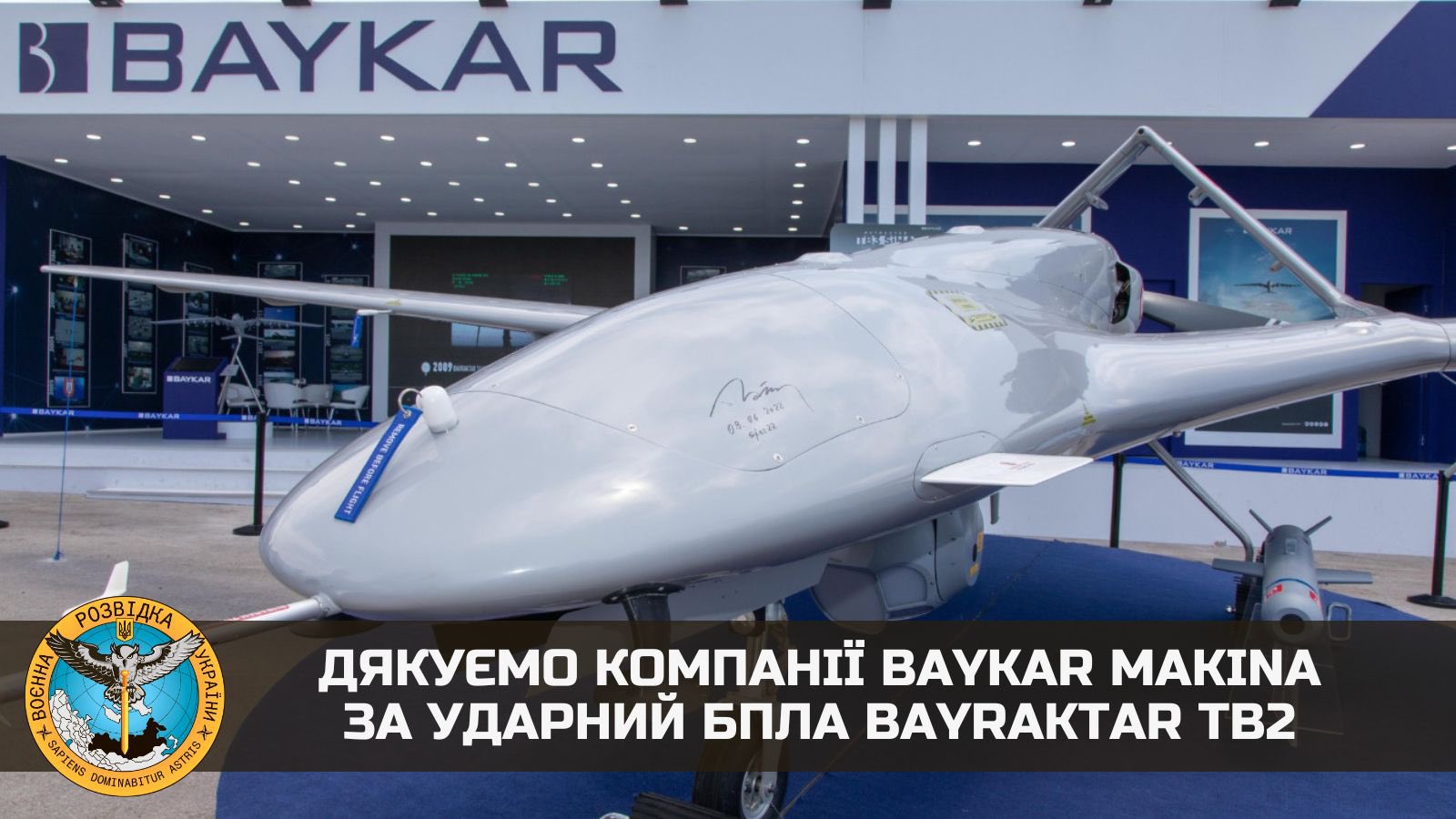 Baykar Makina donates Bayraktar TB2 UAV to Ukrainian intelligence