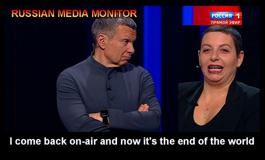 Russian State TV Hosts Discuss and Predict End of World