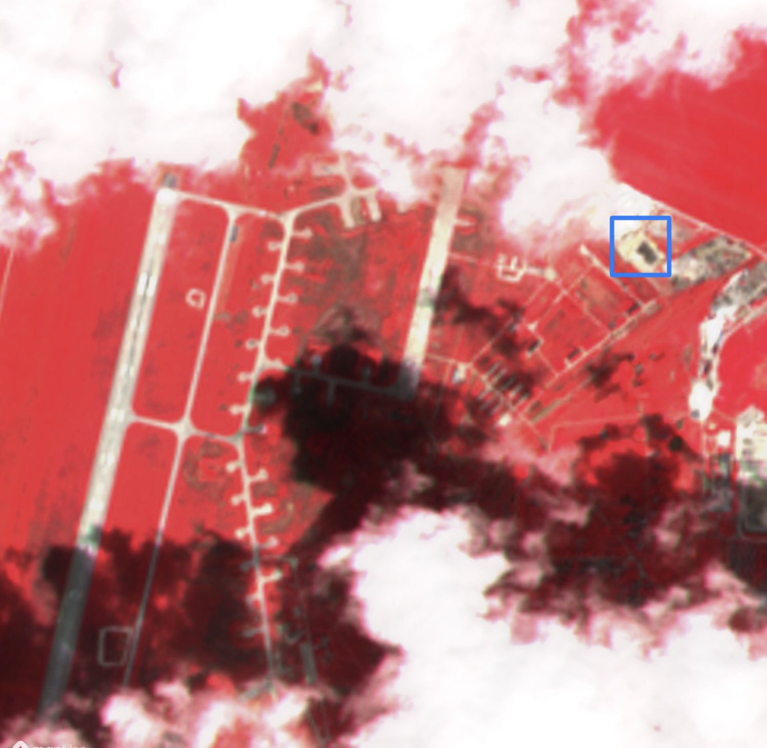 Fires at Guardskiy Airfield near Simferopol