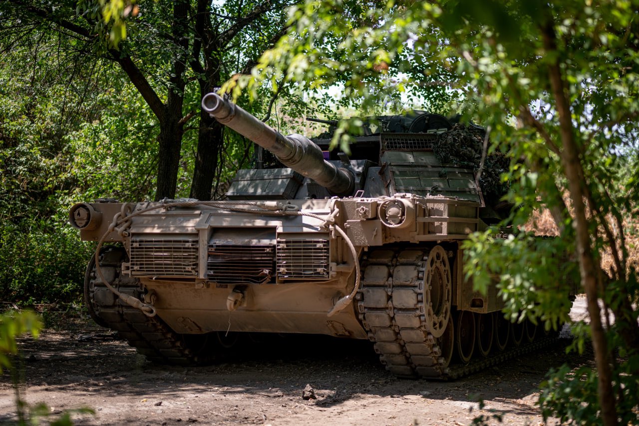 American M1A1 Abrams tank in service with 47th Mechanized Brigade