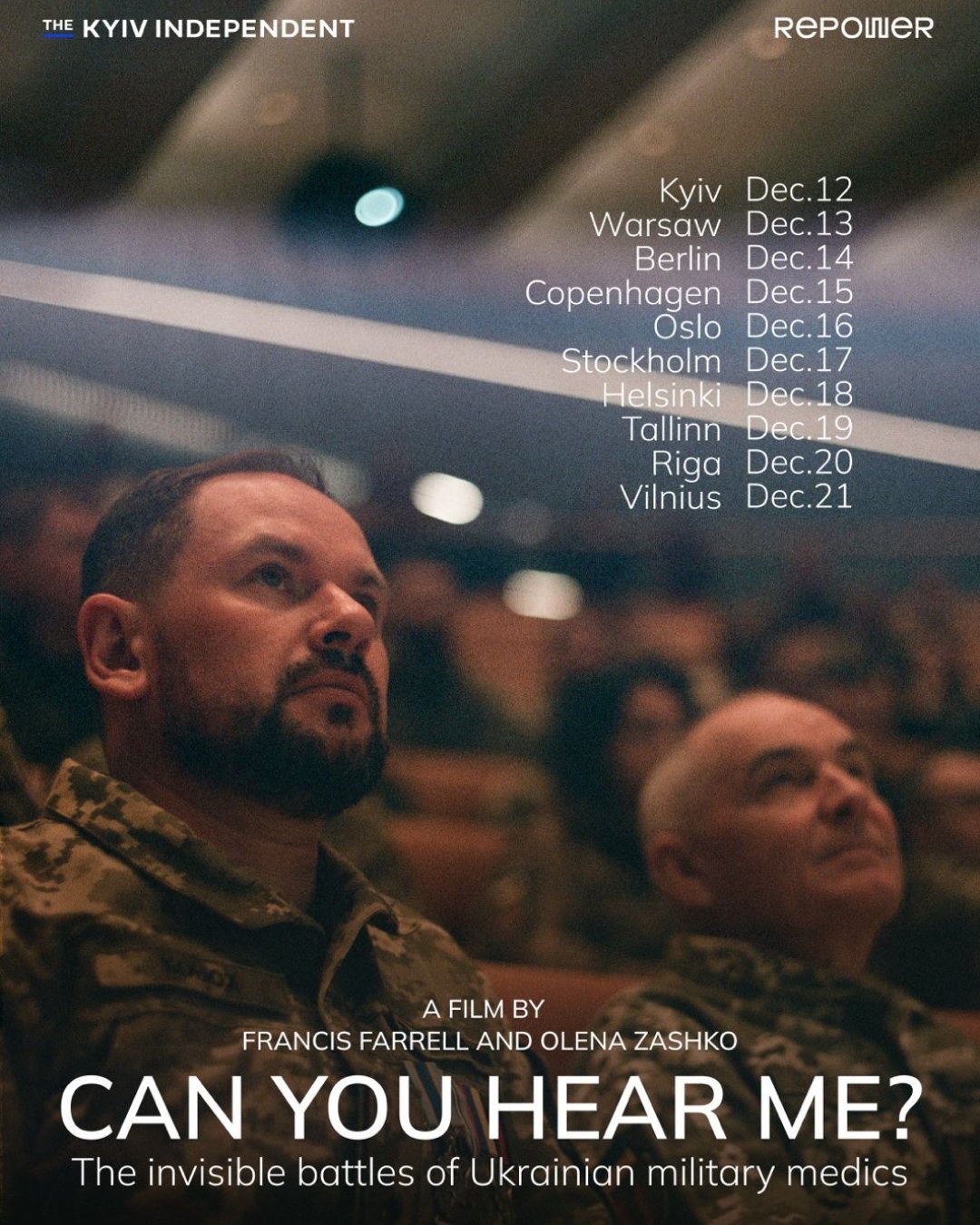 Kyiv Independent documentary on Ukrainian medics to screen in 10 European capitals