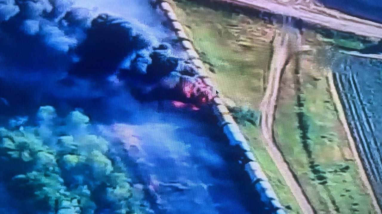 Russian fuel train hit near Melitopol