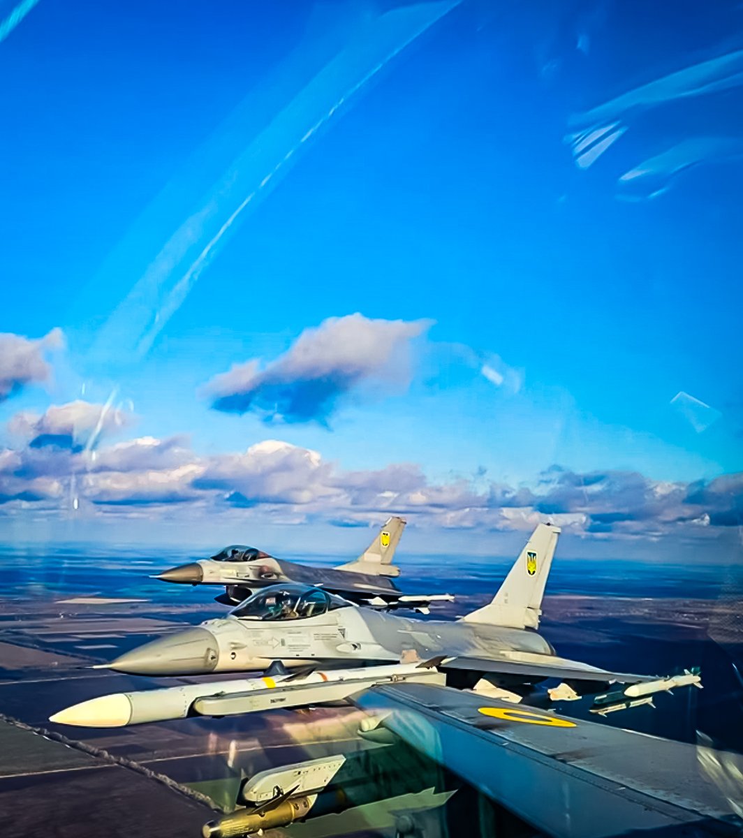 F-16s guard the skies over Ukraine