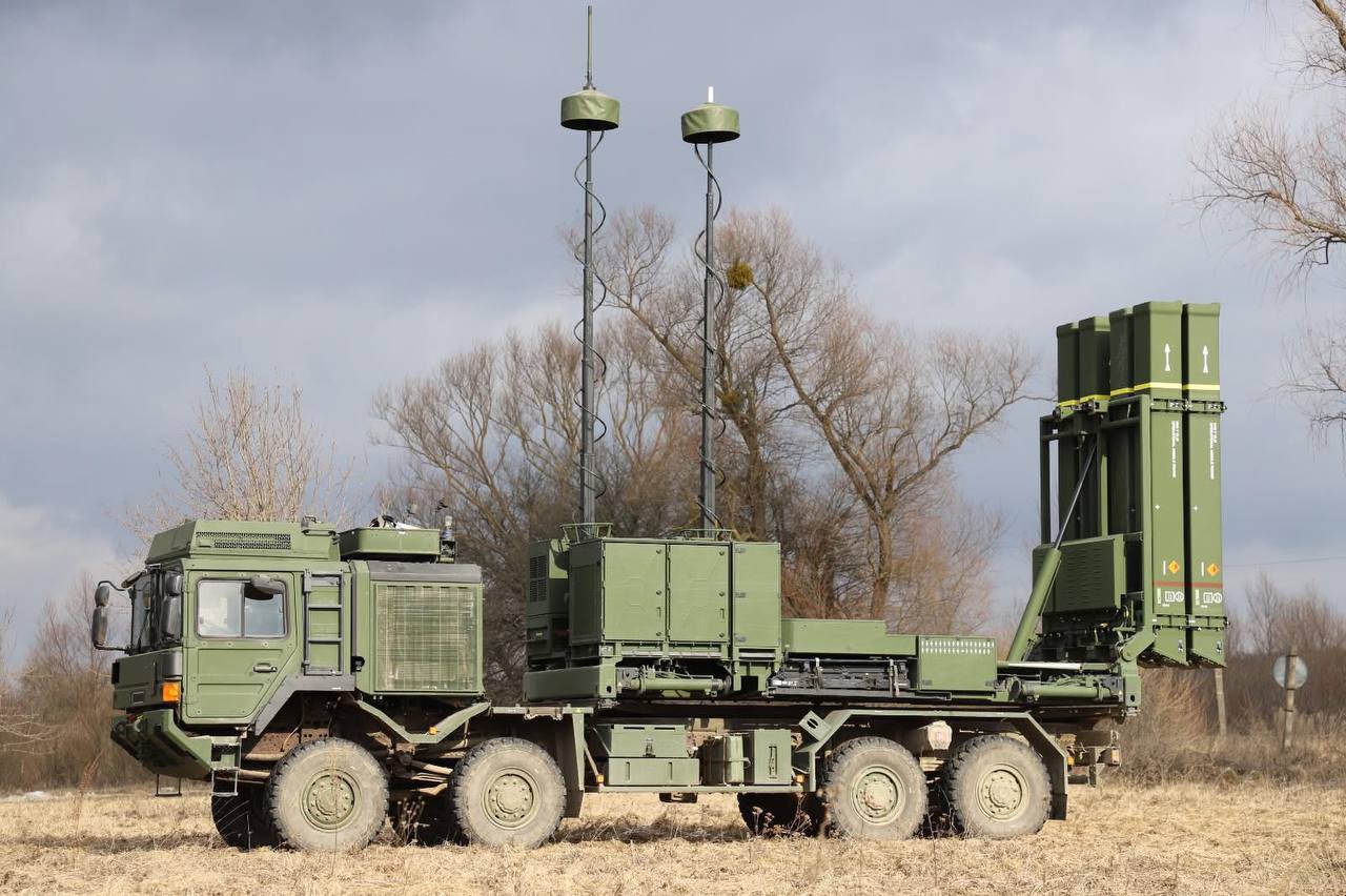 IRIS-T SAM Launcher Claims 32 Russian Missiles, 1 Shahed UAV Downed