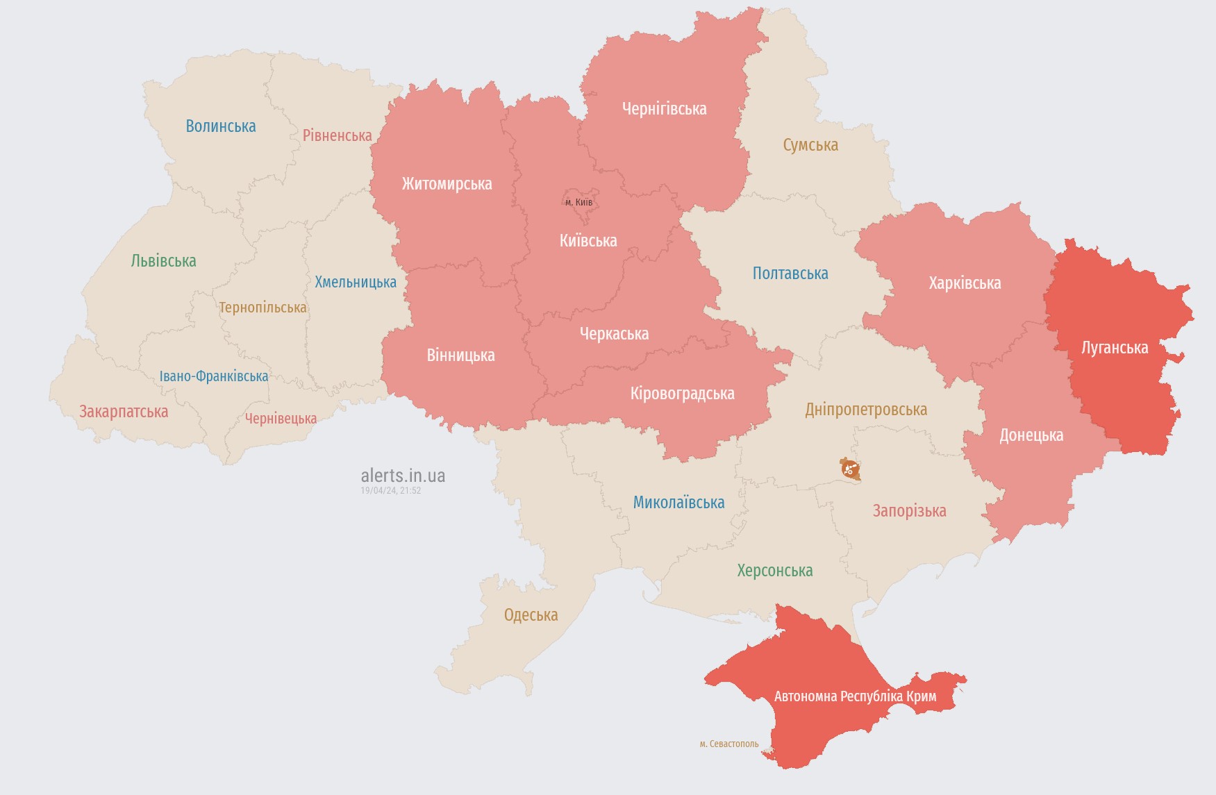 Threat of ballistic weapons use in air-raid areas