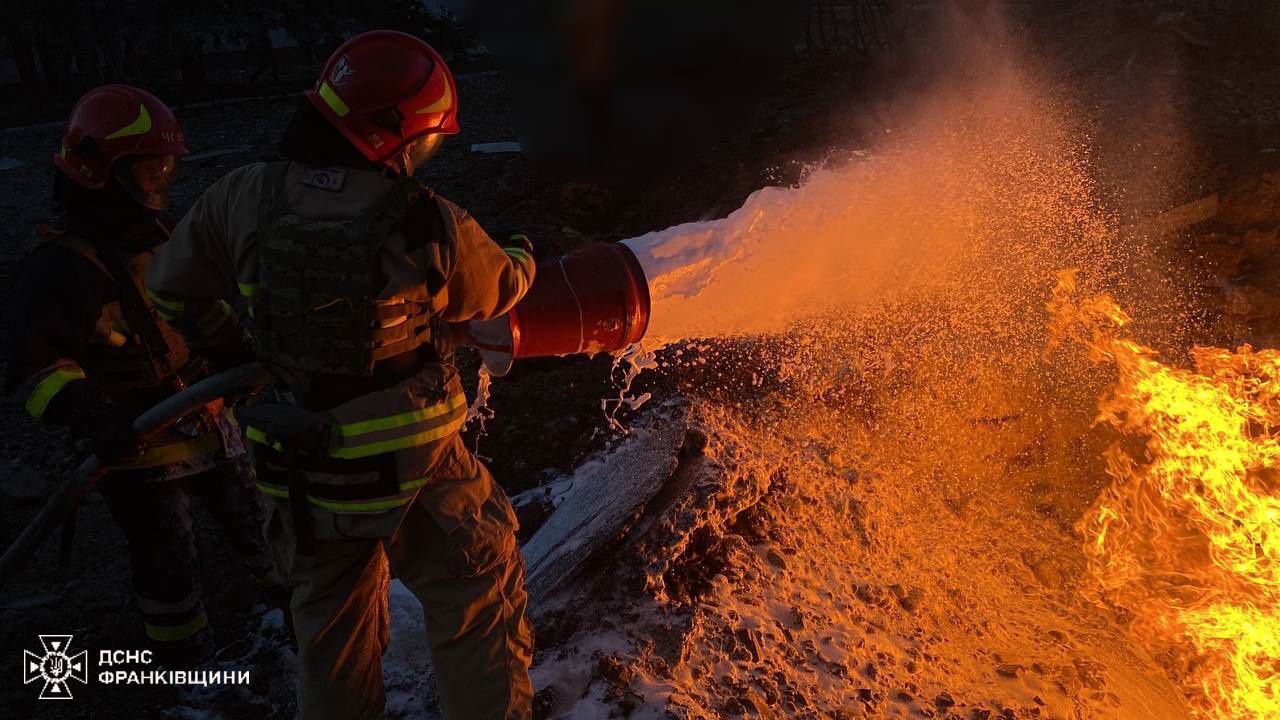 Russian missile strike damages educational institution in Ivano-Frankivsk