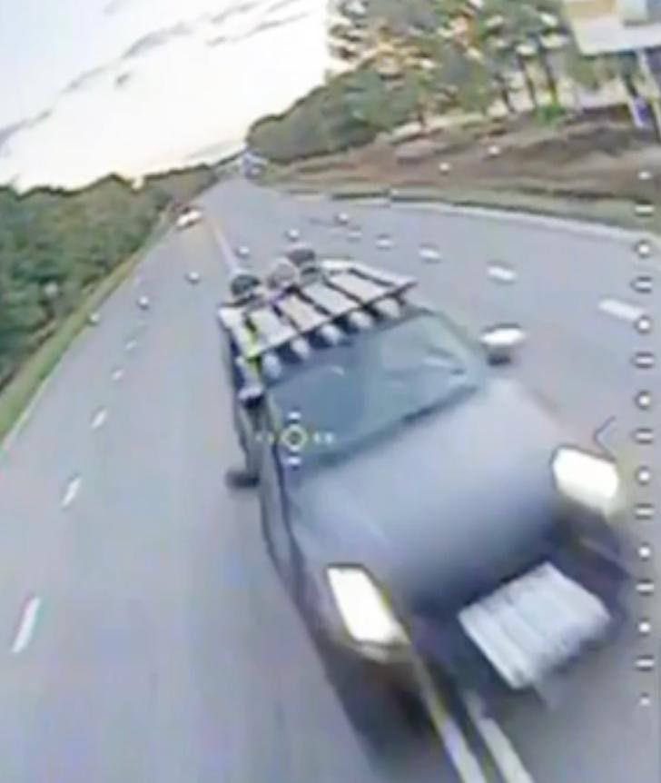 Ukrainian FPV drone strikes Russian propaganda blogger’s car, leaving him seriously injured.