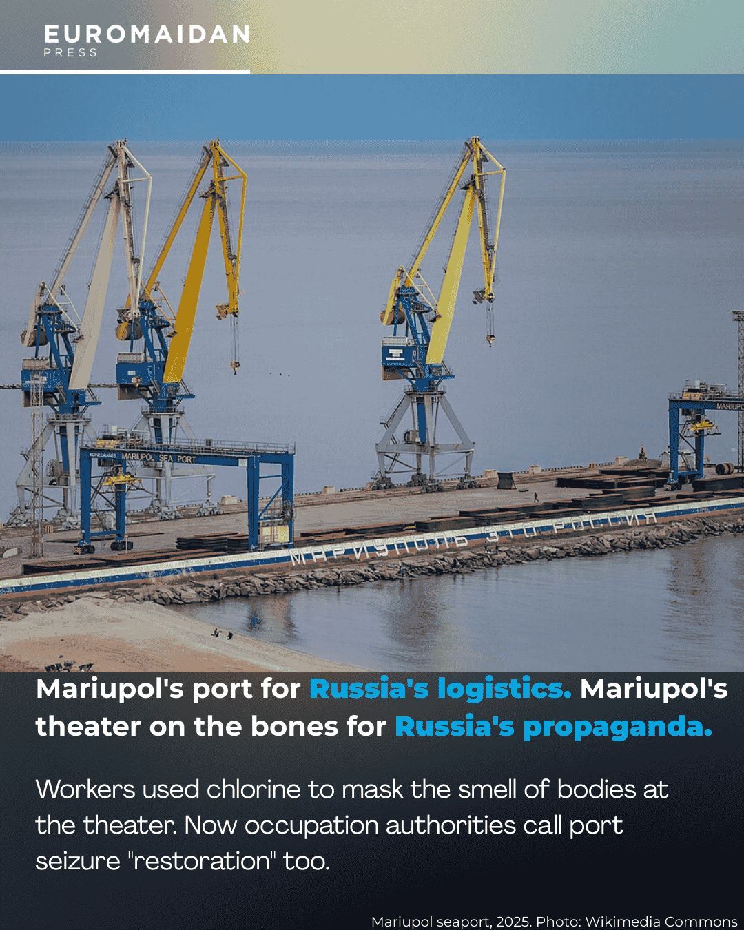 Russia turns Mariupol port into sanctions-bypassing hub