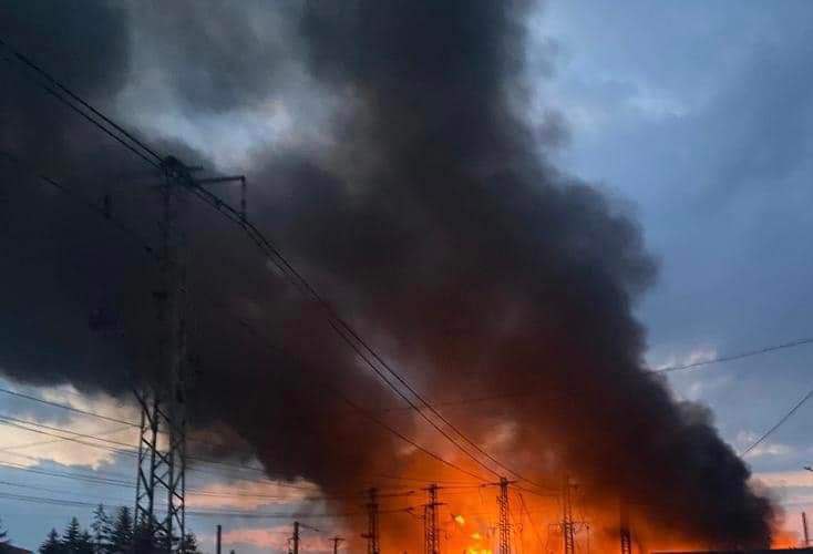 Rocket strike in Lviv damages power substations